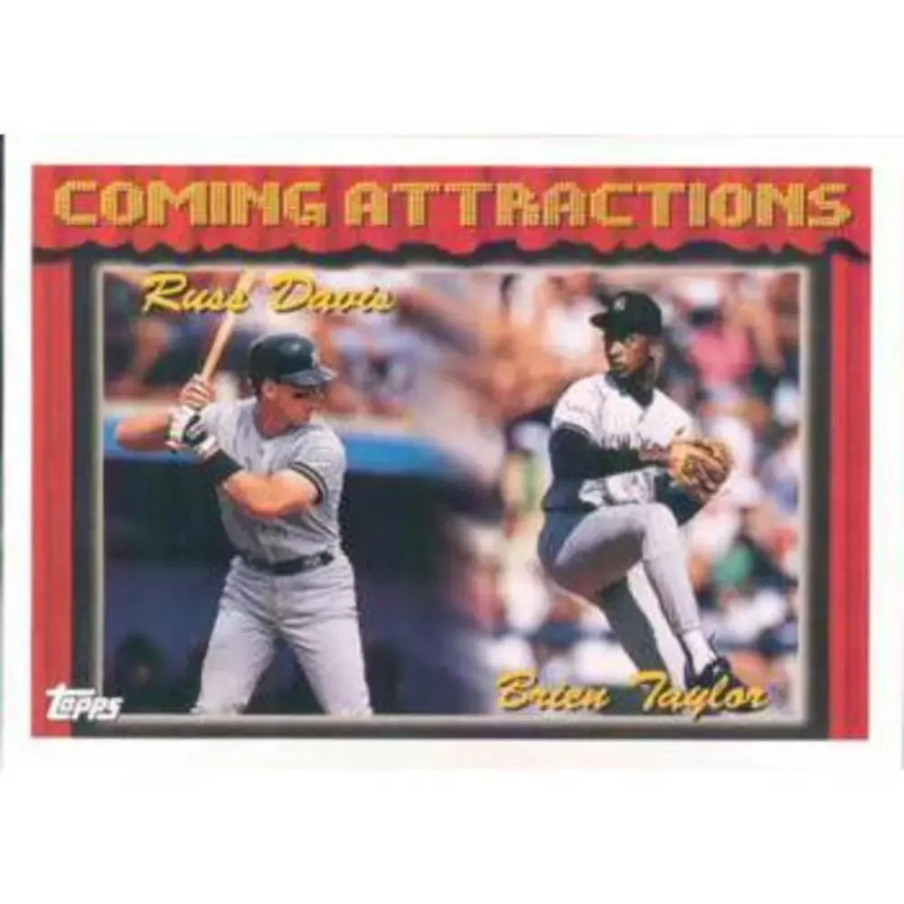 1994 Topps Russ Davis / Brien Taylor CA, RC # 772 New York Yankees